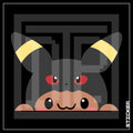 PKMN [ Eevee Umbreon ] PEEKER STICKER