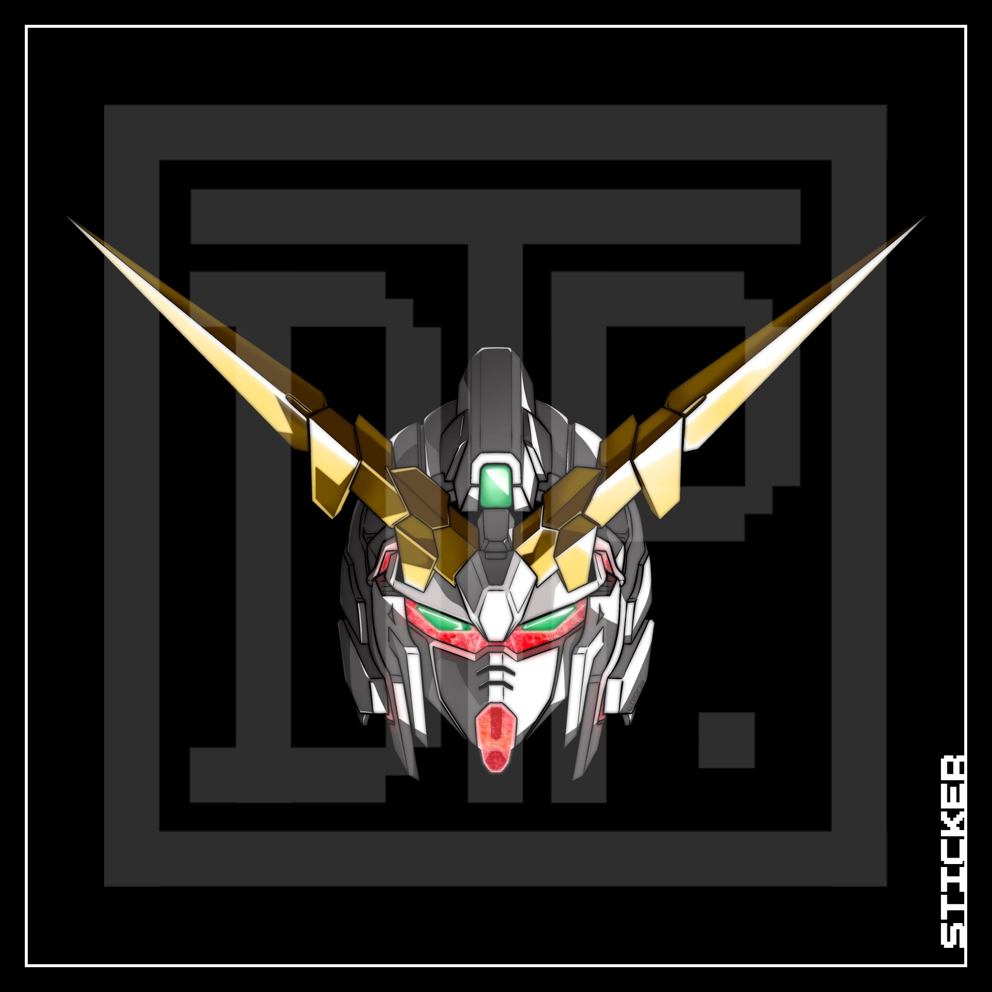 GUNDAM [ Unicorn ] STICKER