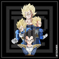 DBZ [ Vegeta ] STICKER