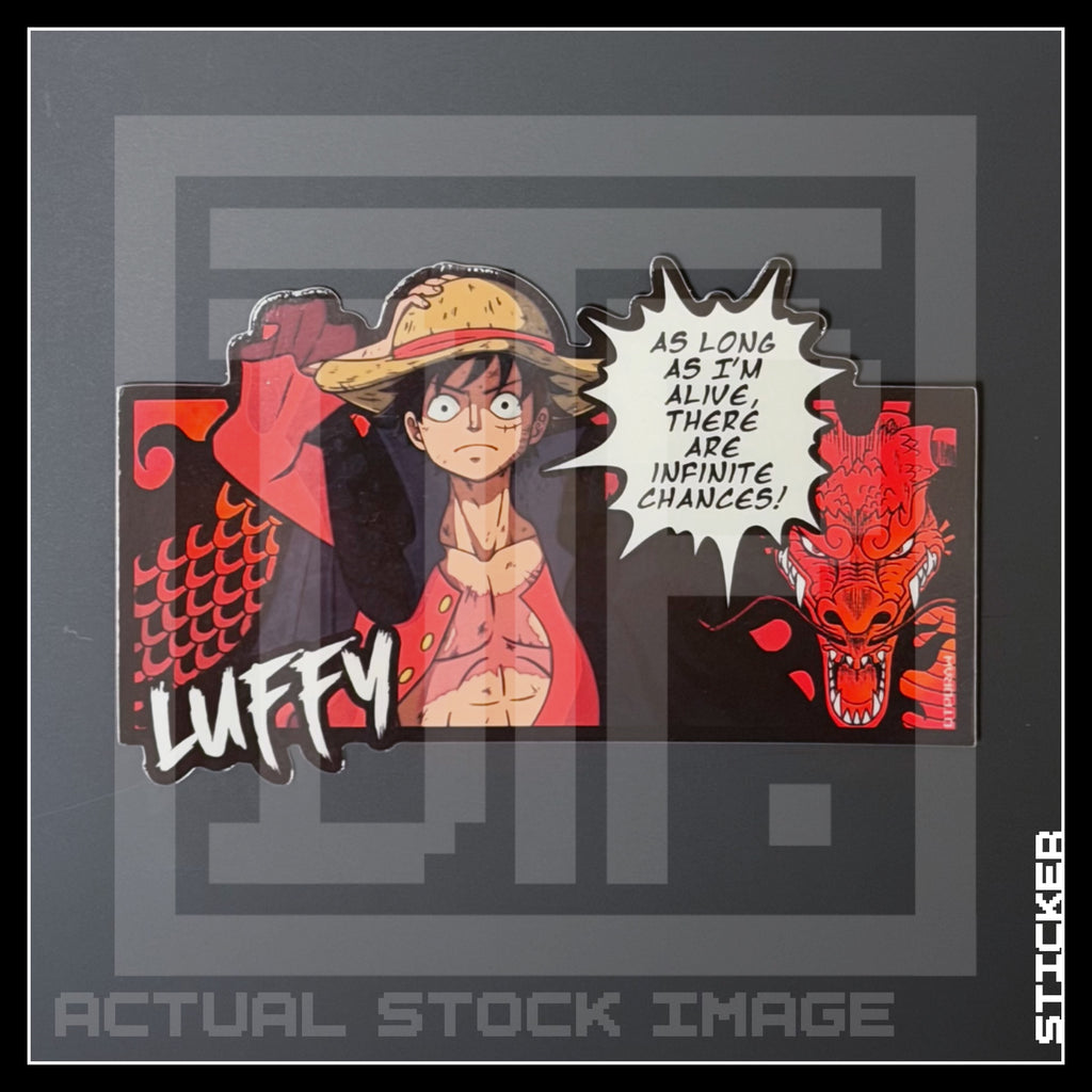 OP [ Wano Luffy ] HOLO STICKER