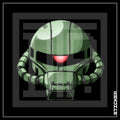 GUNDAM [ Zaku II ] STICKER